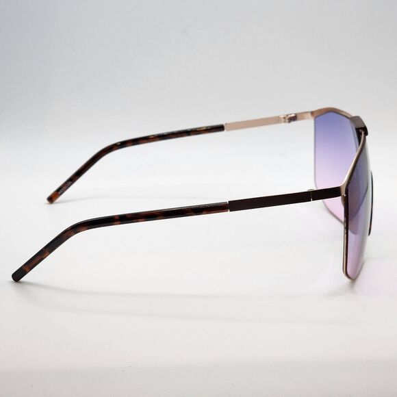 Sunglasses Oversized Gradient Lavender To Pink Gold Frame - Picture 3 of 4